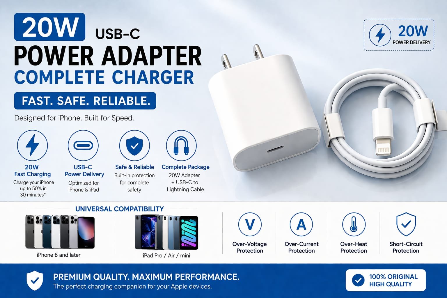 20W iPhone Charger