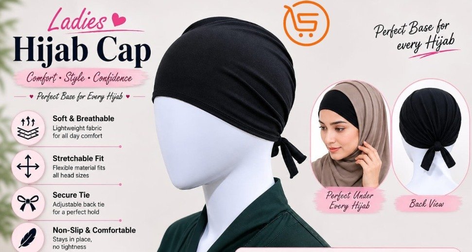 Ladies Hijab Cap