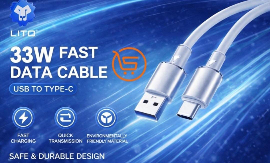 LITO 33W Fast Data Cable USB to Type-C